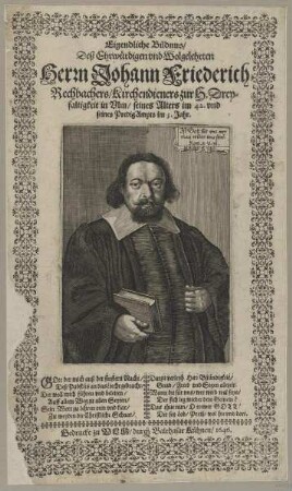 Bildnis des Johann Friedrich Rechbacher