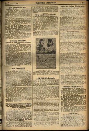 Zweite Ausgabe vom Dienstag, den 03. Februar 1931.