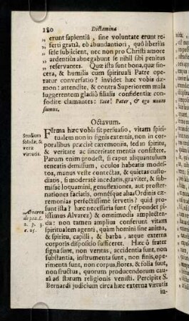 180-187, Octavum. Firma haec vobis sit persuasio, vitam ...