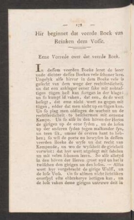 Hir beginnet dat veerde Boek van Reinken dem Vosse.
