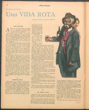 Una vida rota : Cuento por Agustín Remón