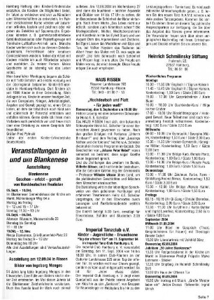 Veranstaltungen in Blankenese