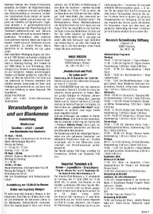 Veranstaltungen in Blankenese