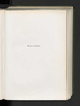 Malerei.
