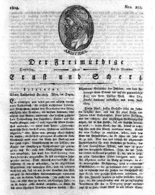 Nro. 253., Donnerstag den 20. December