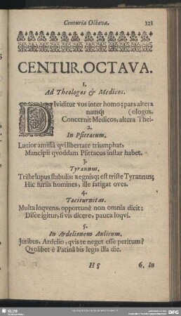 Centur. Octava