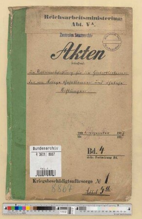 Nationalstiftung für die Hinterbliebenen der im Kriege Gefallenen und ähnliche Stiftungen