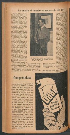 La vuelta al mundo en menos de 40 días