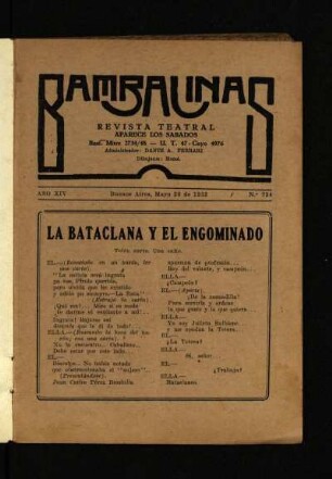 La bataclana y el engominado