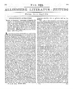 Patriotisches Wochenblatt für Ungern. Bd. 1. Januar bis März 1804. Hrsg. von J. K. Lübeck. Pest: Hartleben 1804