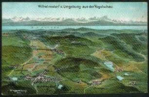 Wilhelmsdorf und Umgebung aus der Vogelschau
