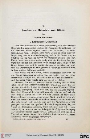 Studien zu Heinrich von Kleist
