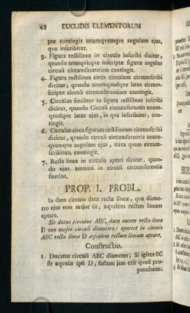 48-72, Prop. I. Probl. - Prop. XVI. Probl.