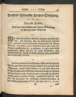 Holstein-Plönische Kirchen-Ordnung