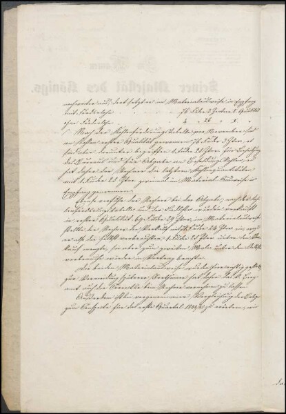 Monita zum Rechnungswesen der Steinkohlengrube
                        Odenbach-Roth