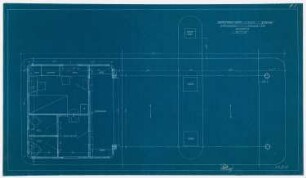 Tankstellen der Reichskraftsprit GmbH, Berlin: Grundriss 1:20 Wärterhaus großer Typ
