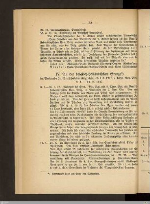 IV. An der belgisch-holländischen Grenze