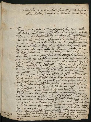 15 lat. Briefe, Herborn 1688–1698
