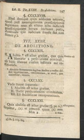 Tit. XXXII. De Abolitione