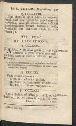 Tit. XXXII. De Abolitione