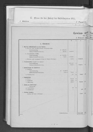 I. Feuer- und Einbruchdiebstahl-Versicherung.