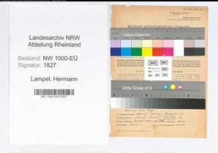 Entnazifizierung Hermann Lampel, geb. 15.08.1887 (Verw.Angest.)