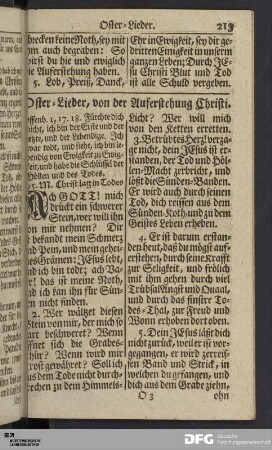 Oster-Lieder [...].