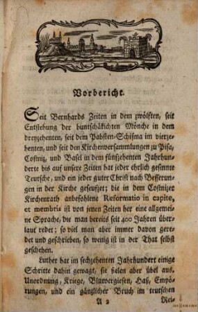 Verbesserungs-Vorschläge die Catholische Religion und Geistlichkeit betreffend