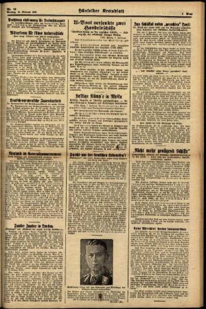 Zweite Ausgabe vom Montag, den 10. Februar 1941.