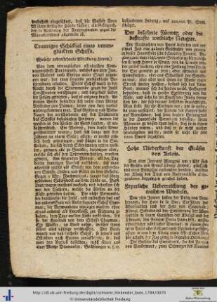 Der belohnte Fürwitz oder die bestrafte weibliche Neugier.