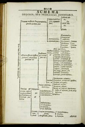 Schema Ordinis, Seu Processus Judiciarii.