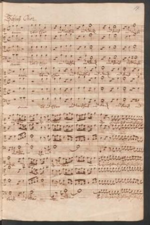 3. Schlußchor: Amen, Lob und Ehre
