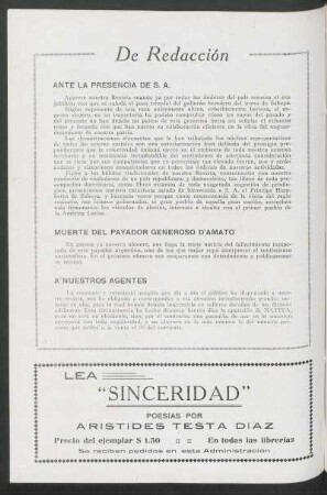 De redacción