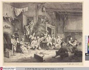 [Der Tanz im Wirtshaus; The dance in the inn; La danse au cabaret]