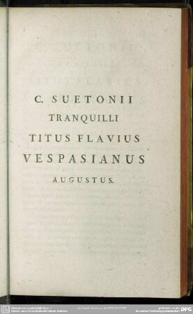Titus Flavius Vespasianus Augustus