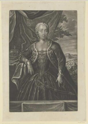 Bildnis der Königin Maria Theresia von Ungarn