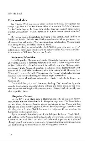 Dies und das