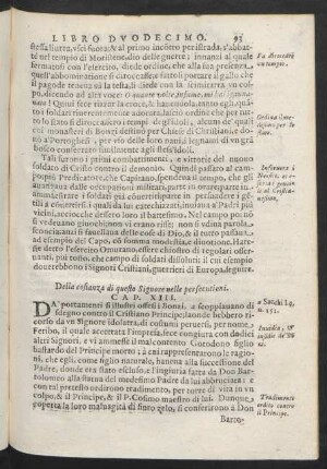 Cap. XIII. Della costanza di questo Signor nelle persecutioni
