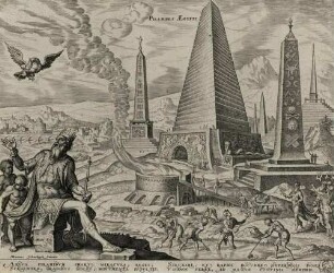 Die Pyramiden von Ägypten, Blatt 1 aus der Folge "Die acht Weltwunder"