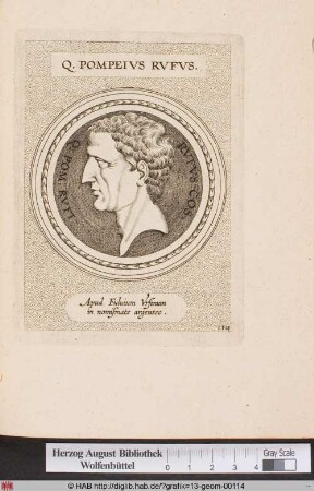 Porträt des Quintus Pompeius Rufus.