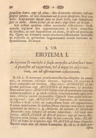 Erotema I.