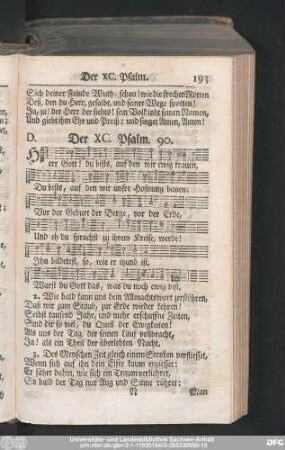 Der XC. Psalm. 90.