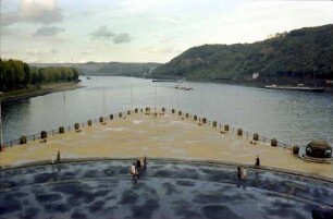 Koblenz: Zusammenfluss Mosel und Rhein vom Deutschen Eck