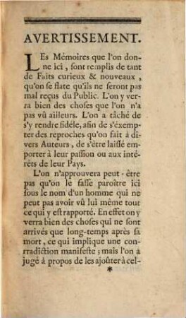 Mémoires De Monsieur De Bordeaux, Intendant Des Finances. Tome Premier