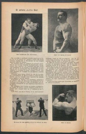 El atleta Julio Sali