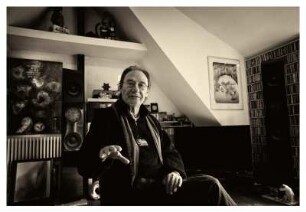 RAIMUND FRIEDRICH IN SEINEM ATELIER