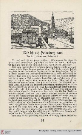 4: Wie ich auf Heidelberg kam