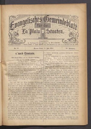 No. 29. 15. Juli 1914