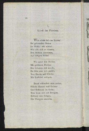 5. Lied im Freien
