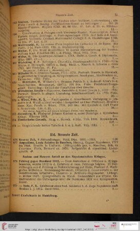IId. Neueste Zeit (Nr. 976 - 1172)
